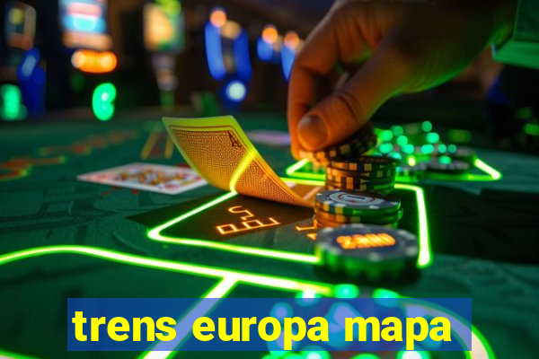 trens europa mapa